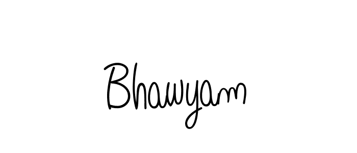 Also we have Bhawyam name is the best signature style. Create professional handwritten signature collection using Angelique-Rose-font-FFP autograph style. Bhawyam signature style 5 images and pictures png