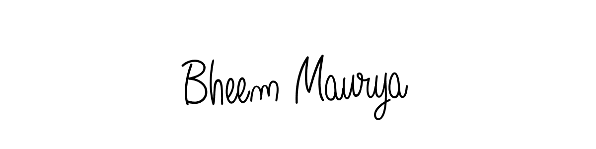 It looks lik you need a new signature style for name Bheem Maurya. Design unique handwritten (Angelique-Rose-font-FFP) signature with our free signature maker in just a few clicks. Bheem Maurya signature style 5 images and pictures png