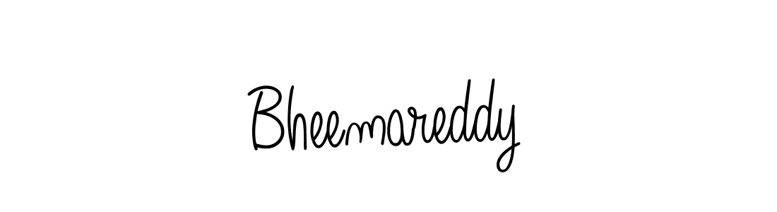 Design your own signature with our free online signature maker. With this signature software, you can create a handwritten (Angelique-Rose-font-FFP) signature for name Bheemareddy. Bheemareddy signature style 5 images and pictures png
