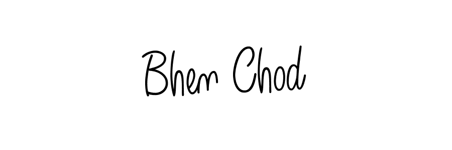 How to Draw Bhen Chod signature style? Angelique-Rose-font-FFP is a latest design signature styles for name Bhen Chod. Bhen Chod signature style 5 images and pictures png
