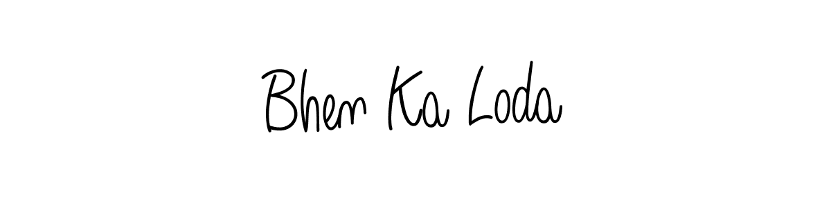 Also You can easily find your signature by using the search form. We will create Bhen Ka Loda name handwritten signature images for you free of cost using Angelique-Rose-font-FFP sign style. Bhen Ka Loda signature style 5 images and pictures png