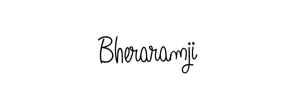 Create a beautiful signature design for name Bheraramji. With this signature (Angelique-Rose-font-FFP) fonts, you can make a handwritten signature for free. Bheraramji signature style 5 images and pictures png