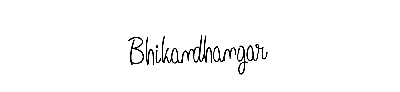 Design your own signature with our free online signature maker. With this signature software, you can create a handwritten (Angelique-Rose-font-FFP) signature for name Bhikandhangar. Bhikandhangar signature style 5 images and pictures png