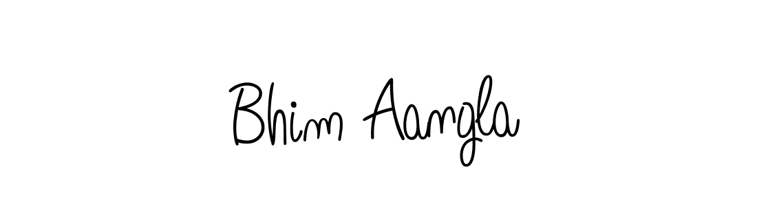 Also we have Bhim Aangla name is the best signature style. Create professional handwritten signature collection using Angelique-Rose-font-FFP autograph style. Bhim Aangla signature style 5 images and pictures png