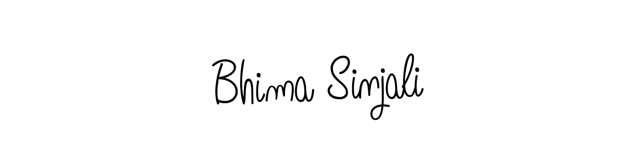 Make a short Bhima Sinjali signature style. Manage your documents anywhere anytime using Angelique-Rose-font-FFP. Create and add eSignatures, submit forms, share and send files easily. Bhima Sinjali signature style 5 images and pictures png