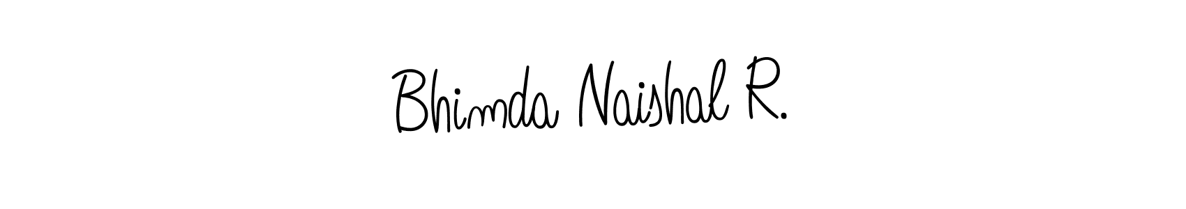 You can use this online signature creator to create a handwritten signature for the name Bhimda Naishal R.. This is the best online autograph maker. Bhimda Naishal R. signature style 5 images and pictures png