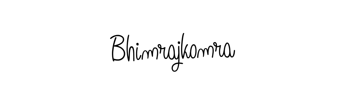 How to make Bhimrajkomra name signature. Use Angelique-Rose-font-FFP style for creating short signs online. This is the latest handwritten sign. Bhimrajkomra signature style 5 images and pictures png