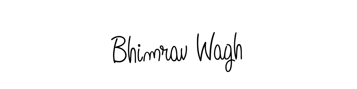 Use a signature maker to create a handwritten signature online. With this signature software, you can design (Angelique-Rose-font-FFP) your own signature for name Bhimrav Wagh. Bhimrav Wagh signature style 5 images and pictures png