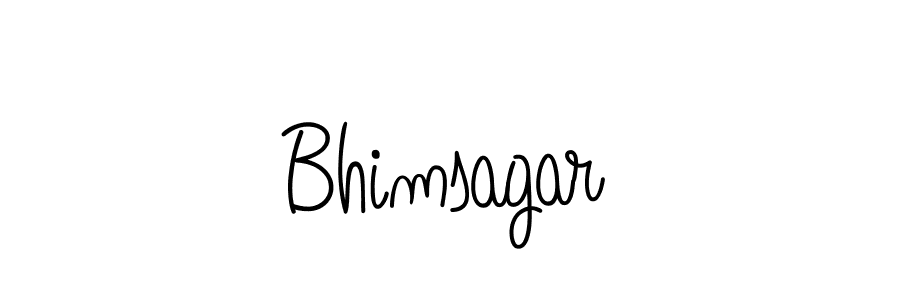 How to make Bhimsagar signature? Angelique-Rose-font-FFP is a professional autograph style. Create handwritten signature for Bhimsagar name. Bhimsagar signature style 5 images and pictures png