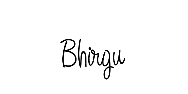 Design your own signature with our free online signature maker. With this signature software, you can create a handwritten (Angelique-Rose-font-FFP) signature for name Bhirgu. Bhirgu signature style 5 images and pictures png