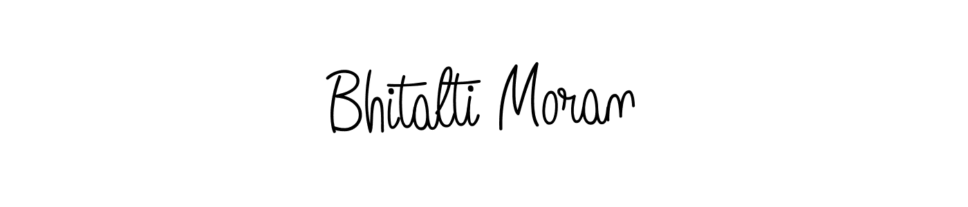 Angelique-Rose-font-FFP is a professional signature style that is perfect for those who want to add a touch of class to their signature. It is also a great choice for those who want to make their signature more unique. Get Bhitalti Moran name to fancy signature for free. Bhitalti Moran signature style 5 images and pictures png