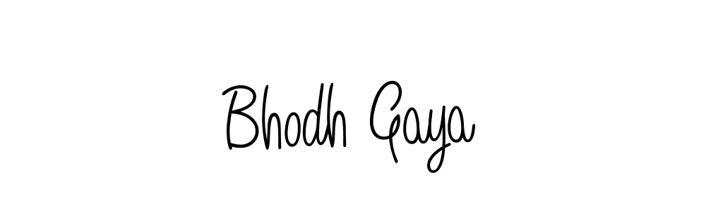 You should practise on your own different ways (Angelique-Rose-font-FFP) to write your name (Bhodh Gaya) in signature. don't let someone else do it for you. Bhodh Gaya signature style 5 images and pictures png