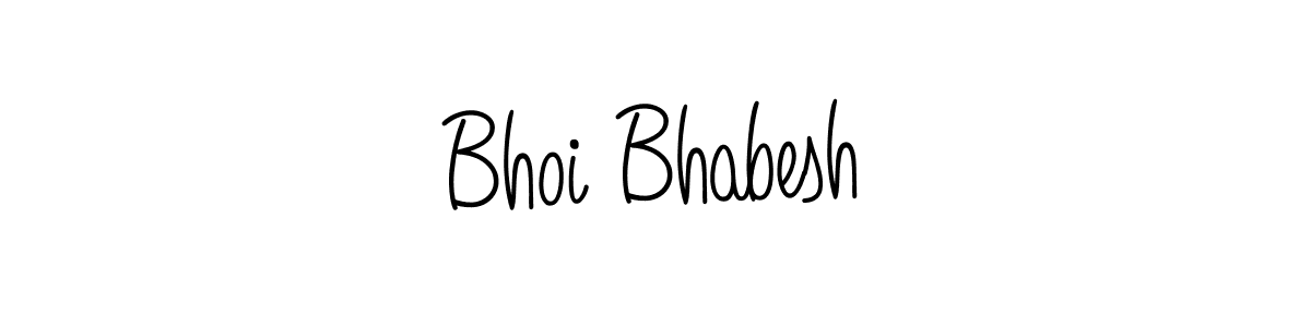 How to make Bhoi Bhabesh name signature. Use Angelique-Rose-font-FFP style for creating short signs online. This is the latest handwritten sign. Bhoi Bhabesh signature style 5 images and pictures png