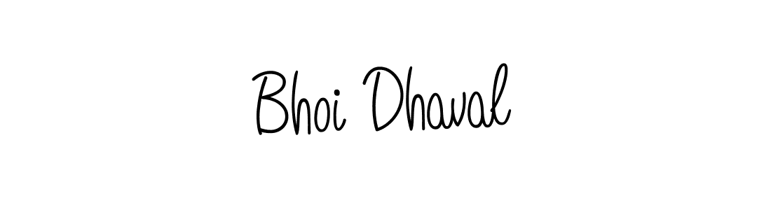 Make a beautiful signature design for name Bhoi Dhaval. With this signature (Angelique-Rose-font-FFP) style, you can create a handwritten signature for free. Bhoi Dhaval signature style 5 images and pictures png