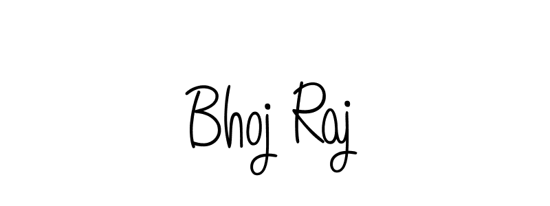 How to make Bhoj Raj name signature. Use Angelique-Rose-font-FFP style for creating short signs online. This is the latest handwritten sign. Bhoj Raj signature style 5 images and pictures png