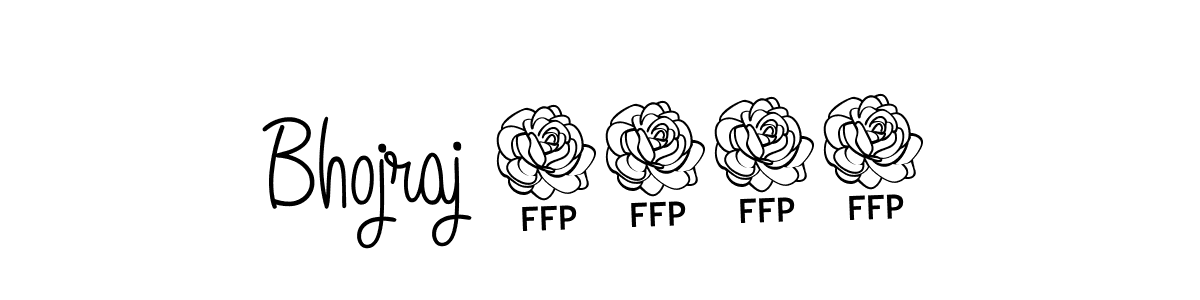 Design your own signature with our free online signature maker. With this signature software, you can create a handwritten (Angelique-Rose-font-FFP) signature for name Bhojraj 7109. Bhojraj 7109 signature style 5 images and pictures png