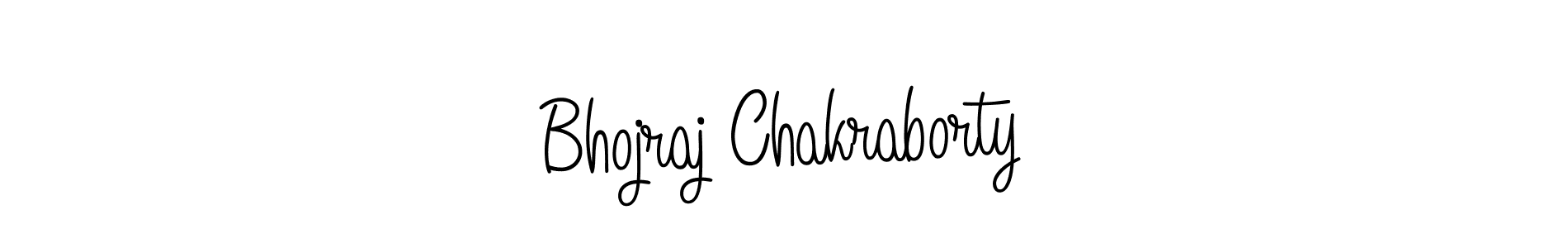 Make a beautiful signature design for name Bhojraj Chakraborty. With this signature (Angelique-Rose-font-FFP) style, you can create a handwritten signature for free. Bhojraj Chakraborty signature style 5 images and pictures png