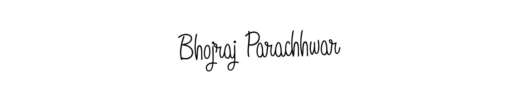 Design your own signature with our free online signature maker. With this signature software, you can create a handwritten (Angelique-Rose-font-FFP) signature for name Bhojraj Parachhwar. Bhojraj Parachhwar signature style 5 images and pictures png