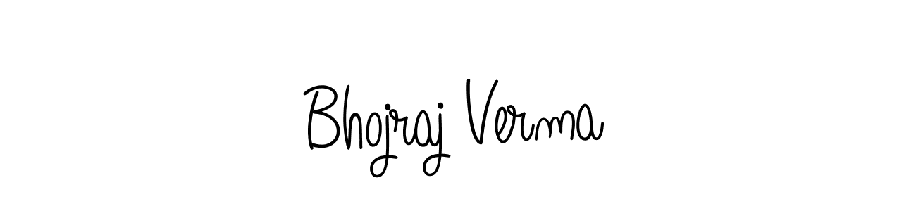 Create a beautiful signature design for name Bhojraj Verma. With this signature (Angelique-Rose-font-FFP) fonts, you can make a handwritten signature for free. Bhojraj Verma signature style 5 images and pictures png