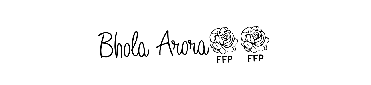 Create a beautiful signature design for name Bhola Arora23. With this signature (Angelique-Rose-font-FFP) fonts, you can make a handwritten signature for free. Bhola Arora23 signature style 5 images and pictures png
