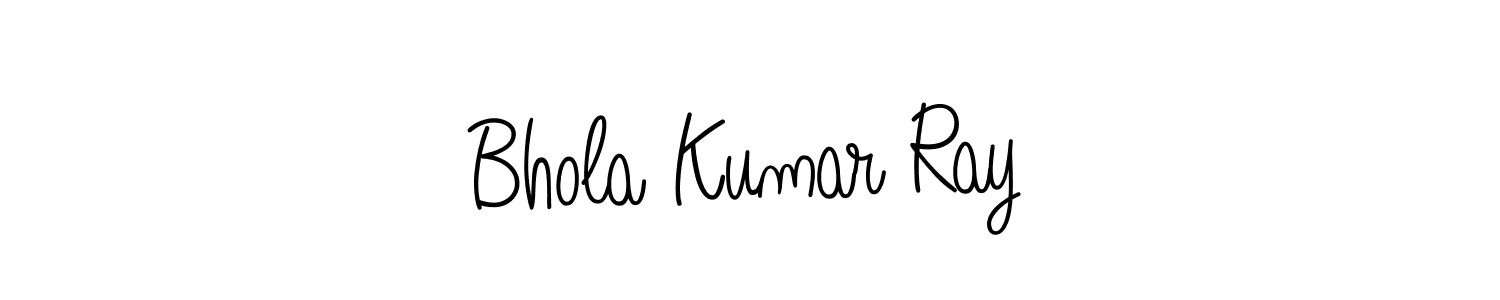 Also we have Bhola Kumar Ray name is the best signature style. Create professional handwritten signature collection using Angelique-Rose-font-FFP autograph style. Bhola Kumar Ray signature style 5 images and pictures png