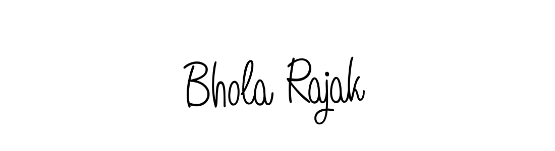 How to make Bhola Rajak signature? Angelique-Rose-font-FFP is a professional autograph style. Create handwritten signature for Bhola Rajak name. Bhola Rajak signature style 5 images and pictures png