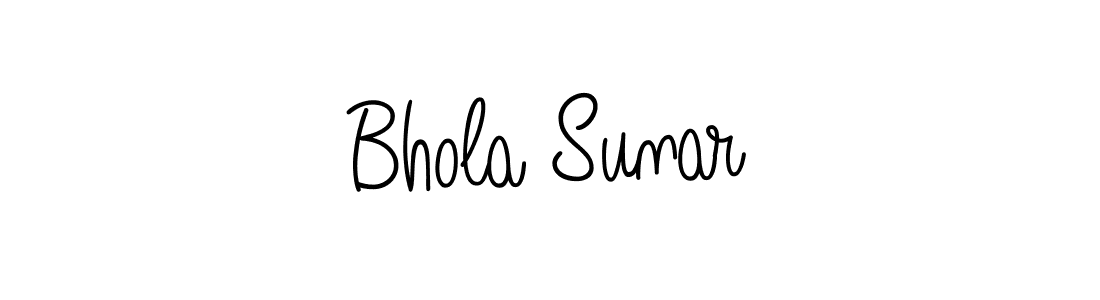 Best and Professional Signature Style for Bhola Sunar. Angelique-Rose-font-FFP Best Signature Style Collection. Bhola Sunar signature style 5 images and pictures png