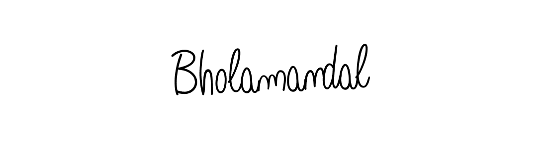 How to Draw Bholamandal signature style? Angelique-Rose-font-FFP is a latest design signature styles for name Bholamandal. Bholamandal signature style 5 images and pictures png
