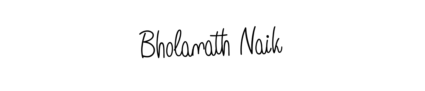 Create a beautiful signature design for name Bholanath Naik. With this signature (Angelique-Rose-font-FFP) fonts, you can make a handwritten signature for free. Bholanath Naik signature style 5 images and pictures png
