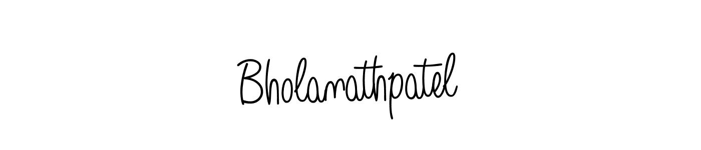 Make a beautiful signature design for name Bholanathpatel. Use this online signature maker to create a handwritten signature for free. Bholanathpatel signature style 5 images and pictures png