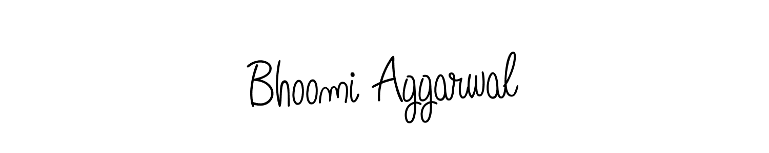 Make a beautiful signature design for name Bhoomi Aggarwal. Use this online signature maker to create a handwritten signature for free. Bhoomi Aggarwal signature style 5 images and pictures png