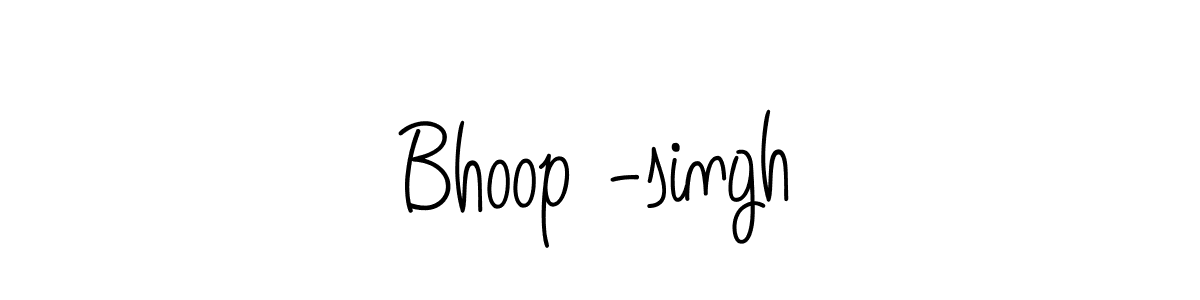 Make a beautiful signature design for name Bhoop -singh. With this signature (Angelique-Rose-font-FFP) style, you can create a handwritten signature for free. Bhoop -singh signature style 5 images and pictures png