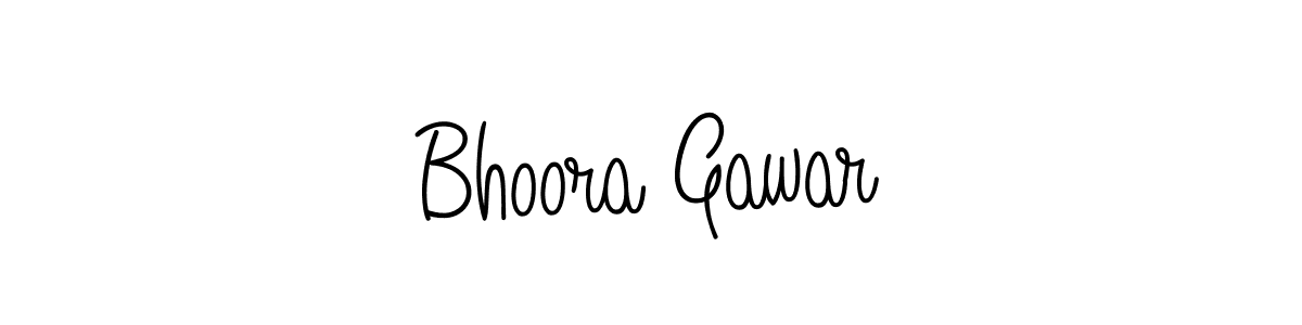 Design your own signature with our free online signature maker. With this signature software, you can create a handwritten (Angelique-Rose-font-FFP) signature for name Bhoora Gawar. Bhoora Gawar signature style 5 images and pictures png