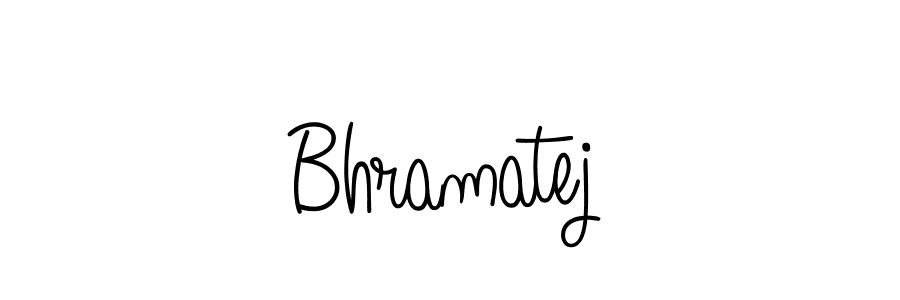 The best way (Angelique-Rose-font-FFP) to make a short signature is to pick only two or three words in your name. The name Bhramatej include a total of six letters. For converting this name. Bhramatej signature style 5 images and pictures png