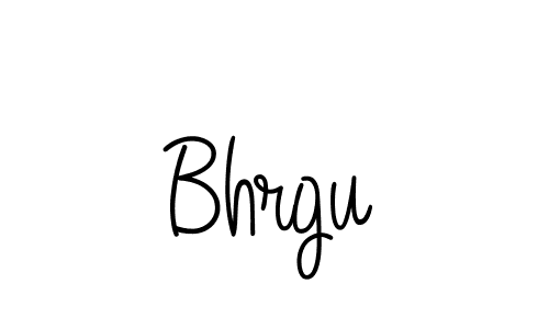 How to Draw Bhrgu signature style? Angelique-Rose-font-FFP is a latest design signature styles for name Bhrgu. Bhrgu signature style 5 images and pictures png