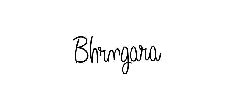 Create a beautiful signature design for name Bhrngara. With this signature (Angelique-Rose-font-FFP) fonts, you can make a handwritten signature for free. Bhrngara signature style 5 images and pictures png