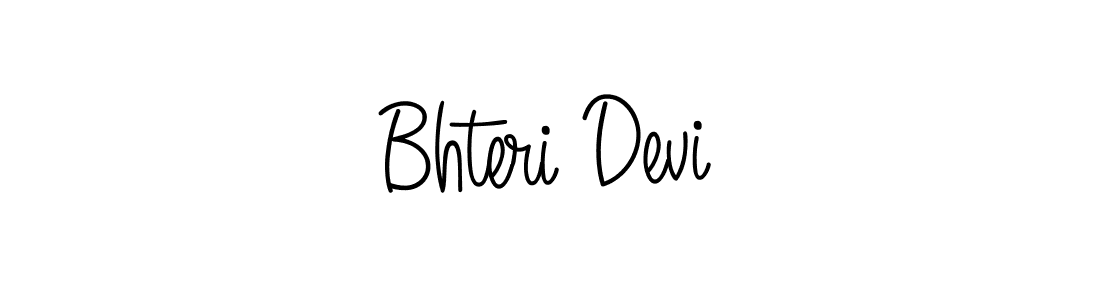 How to Draw Bhteri Devi signature style? Angelique-Rose-font-FFP is a latest design signature styles for name Bhteri Devi. Bhteri Devi signature style 5 images and pictures png