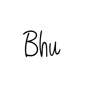 The best way (Angelique-Rose-font-FFP) to make a short signature is to pick only two or three words in your name. The name Bhu include a total of six letters. For converting this name. Bhu signature style 5 images and pictures png