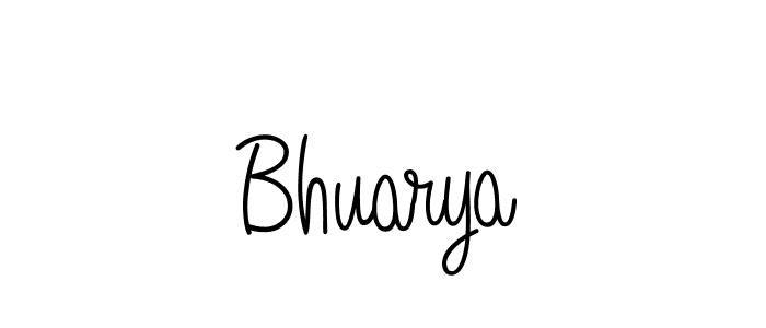 How to make Bhuarya signature? Angelique-Rose-font-FFP is a professional autograph style. Create handwritten signature for Bhuarya name. Bhuarya signature style 5 images and pictures png