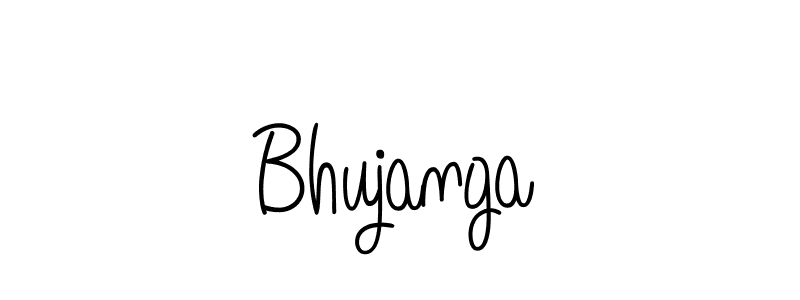 How to Draw Bhujanga signature style? Angelique-Rose-font-FFP is a latest design signature styles for name Bhujanga. Bhujanga signature style 5 images and pictures png