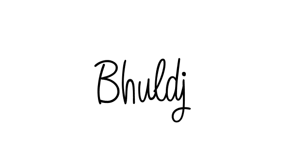 How to Draw Bhuldj signature style? Angelique-Rose-font-FFP is a latest design signature styles for name Bhuldj. Bhuldj signature style 5 images and pictures png