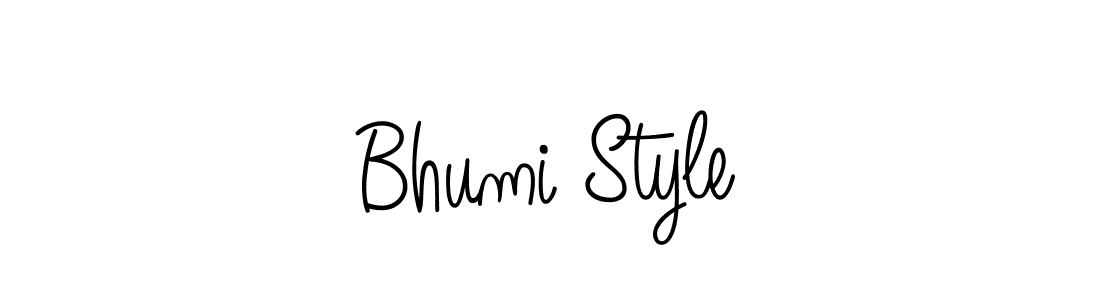 Angelique-Rose-font-FFP is a professional signature style that is perfect for those who want to add a touch of class to their signature. It is also a great choice for those who want to make their signature more unique. Get Bhumi Style name to fancy signature for free. Bhumi Style signature style 5 images and pictures png