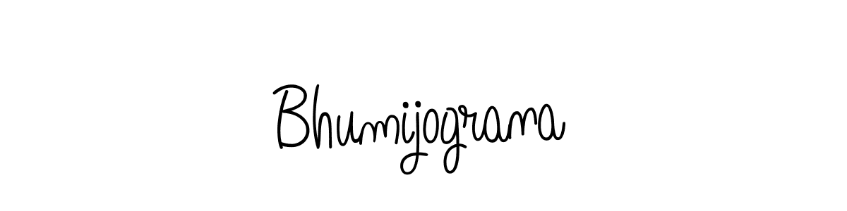 The best way (Angelique-Rose-font-FFP) to make a short signature is to pick only two or three words in your name. The name Bhumijograna include a total of six letters. For converting this name. Bhumijograna signature style 5 images and pictures png