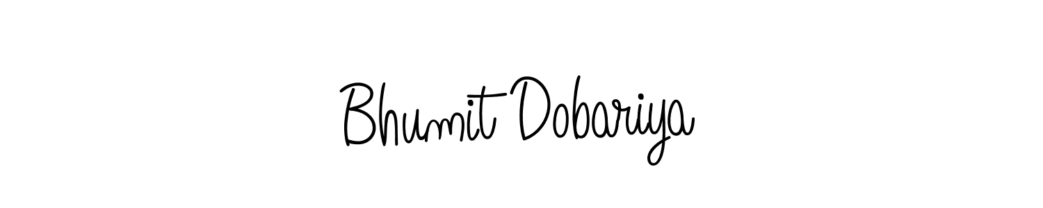 How to make Bhumit Dobariya signature? Angelique-Rose-font-FFP is a professional autograph style. Create handwritten signature for Bhumit Dobariya name. Bhumit Dobariya signature style 5 images and pictures png