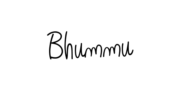 You should practise on your own different ways (Angelique-Rose-font-FFP) to write your name (Bhummu) in signature. don't let someone else do it for you. Bhummu signature style 5 images and pictures png