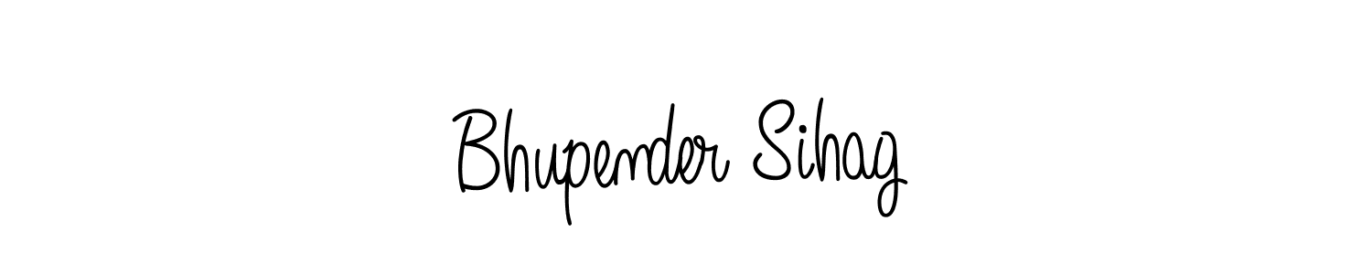 Best and Professional Signature Style for Bhupender Sihag. Angelique-Rose-font-FFP Best Signature Style Collection. Bhupender Sihag signature style 5 images and pictures png