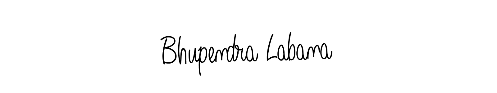 Design your own signature with our free online signature maker. With this signature software, you can create a handwritten (Angelique-Rose-font-FFP) signature for name Bhupendra Labana. Bhupendra Labana signature style 5 images and pictures png