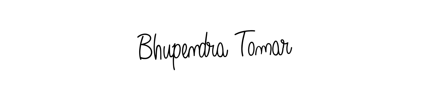 Design your own signature with our free online signature maker. With this signature software, you can create a handwritten (Angelique-Rose-font-FFP) signature for name Bhupendra Tomar. Bhupendra Tomar signature style 5 images and pictures png