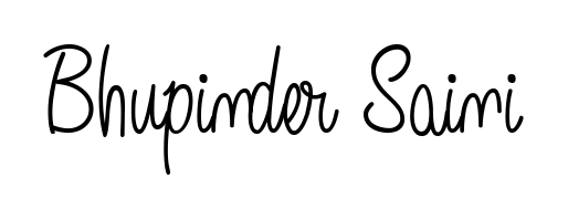 Build your personal autograph collection for name Bhupinder Saini with Angelique-Rose-font-FFP design. Browse, select, and save your favorites. Bhupinder Saini signature style 5 images and pictures png