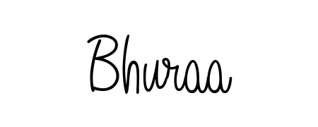A stylish, flowing autograph style designed for name Bhuraa using Angelique-Rose-font-FFP typography. Perfect for digital creative projects. Bhuraa signature style 5 images and pictures png